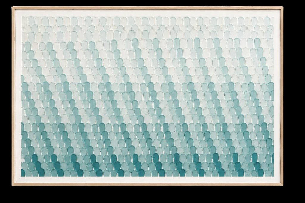 Equilibrio en Pétalos — 120 × 80 cm, obra original de Adriana Fernández